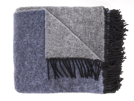 Plaid raffaello in morbido mohair con frange, daunex - Home Loves