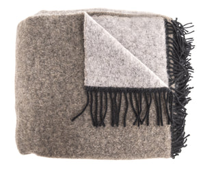 Plaid raffaello in morbido mohair con frange, daunex - Home Loves