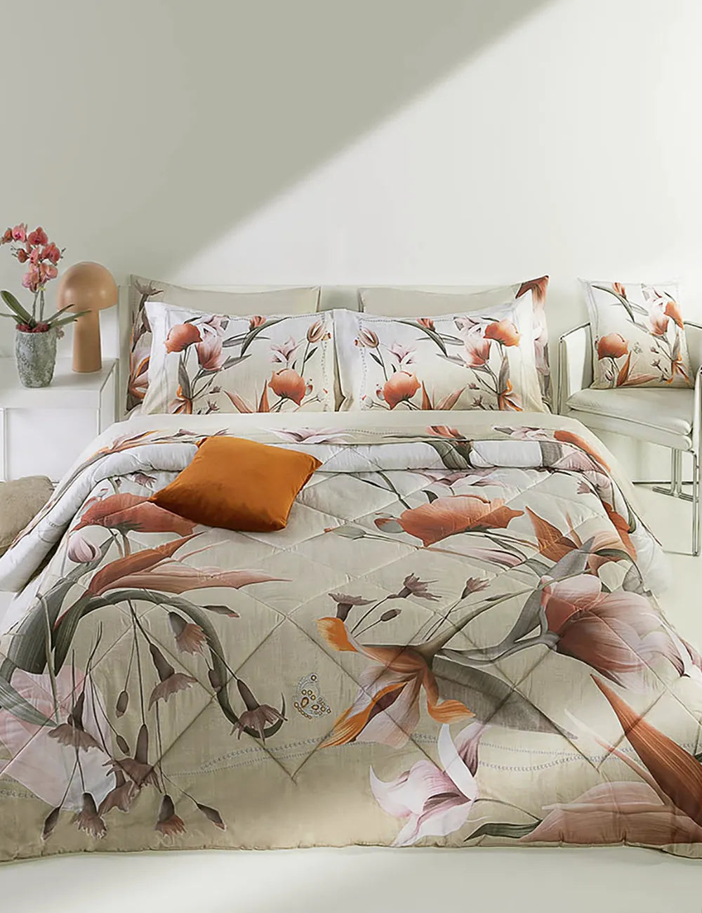 Completo lenzuola matrimoniale, Rame multicolore - Home Loves