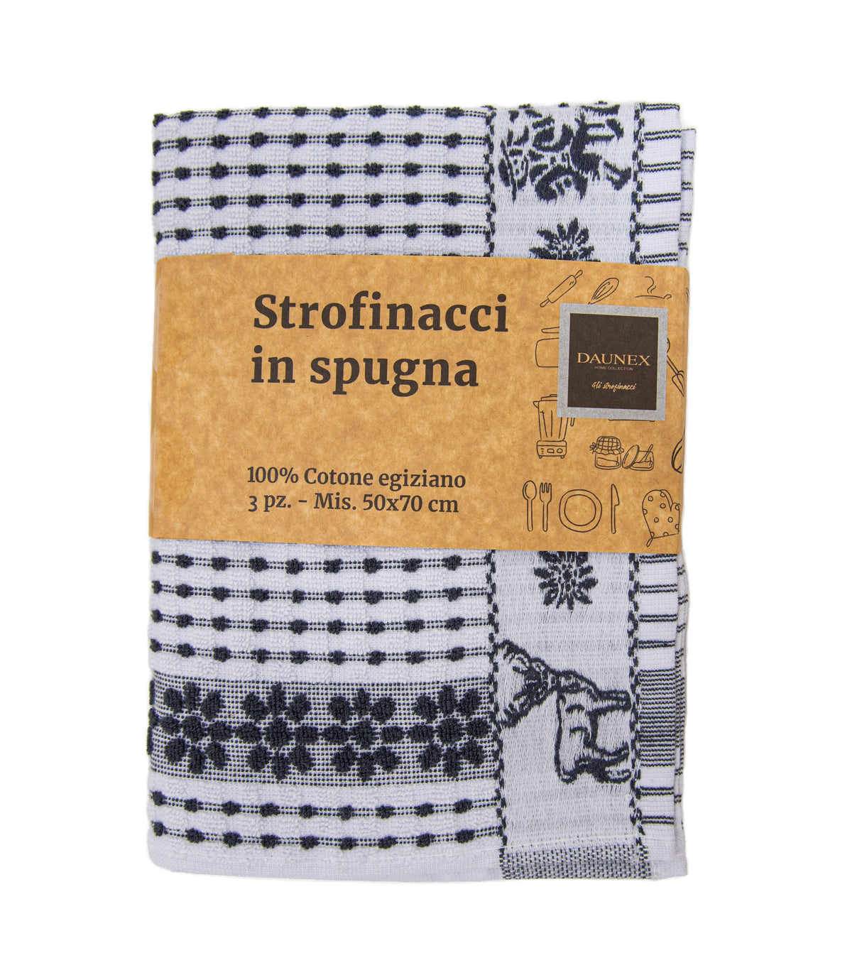 Strofinaccio in spugna casabella Daunex misura 50 x 70 cm - Home Loves