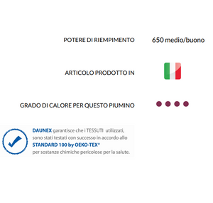 Daunex piumino d'oca sudtirol warm