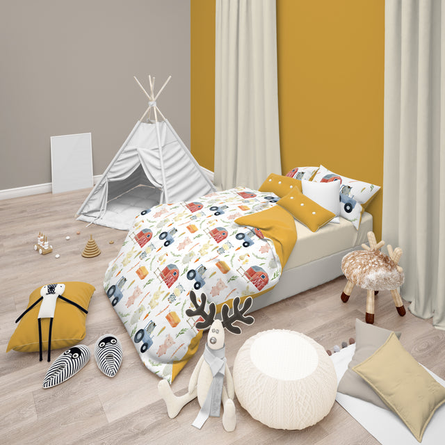 Parure copripiumino disegno farm Daunex baby dream - Home Loves