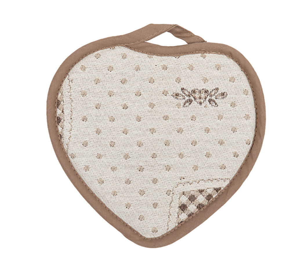 Presina bordata cuore Daunex misura 20 x 20 cm, montmartre