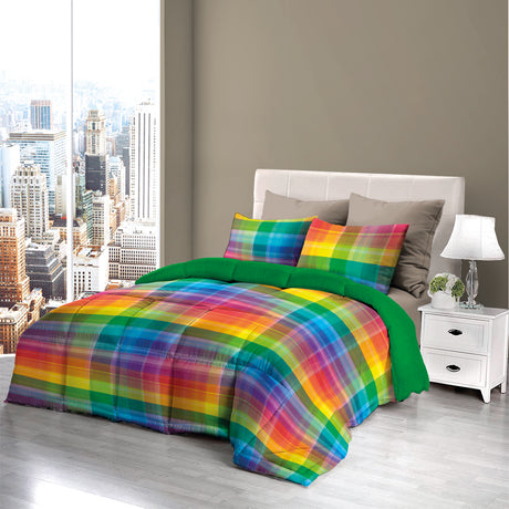 Trapunta in stampa digitale arcobaleno Daunex - Home Loves