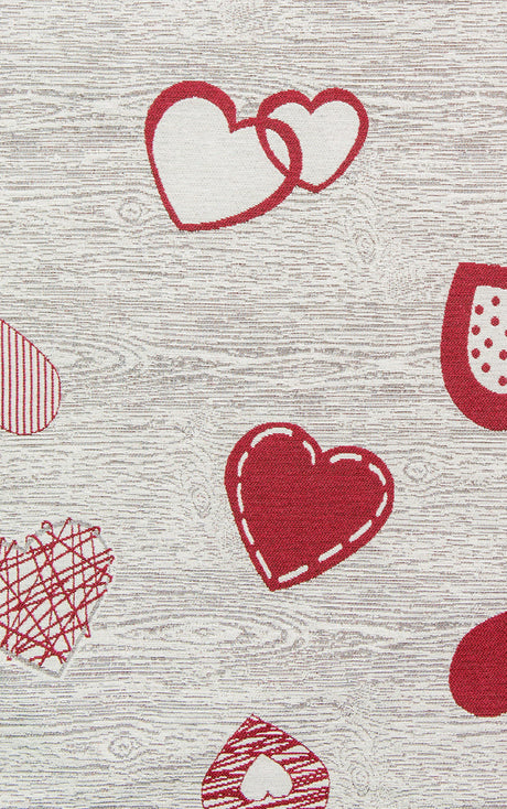 Tessuto campiglio Daunex colore rosso - Home Loves