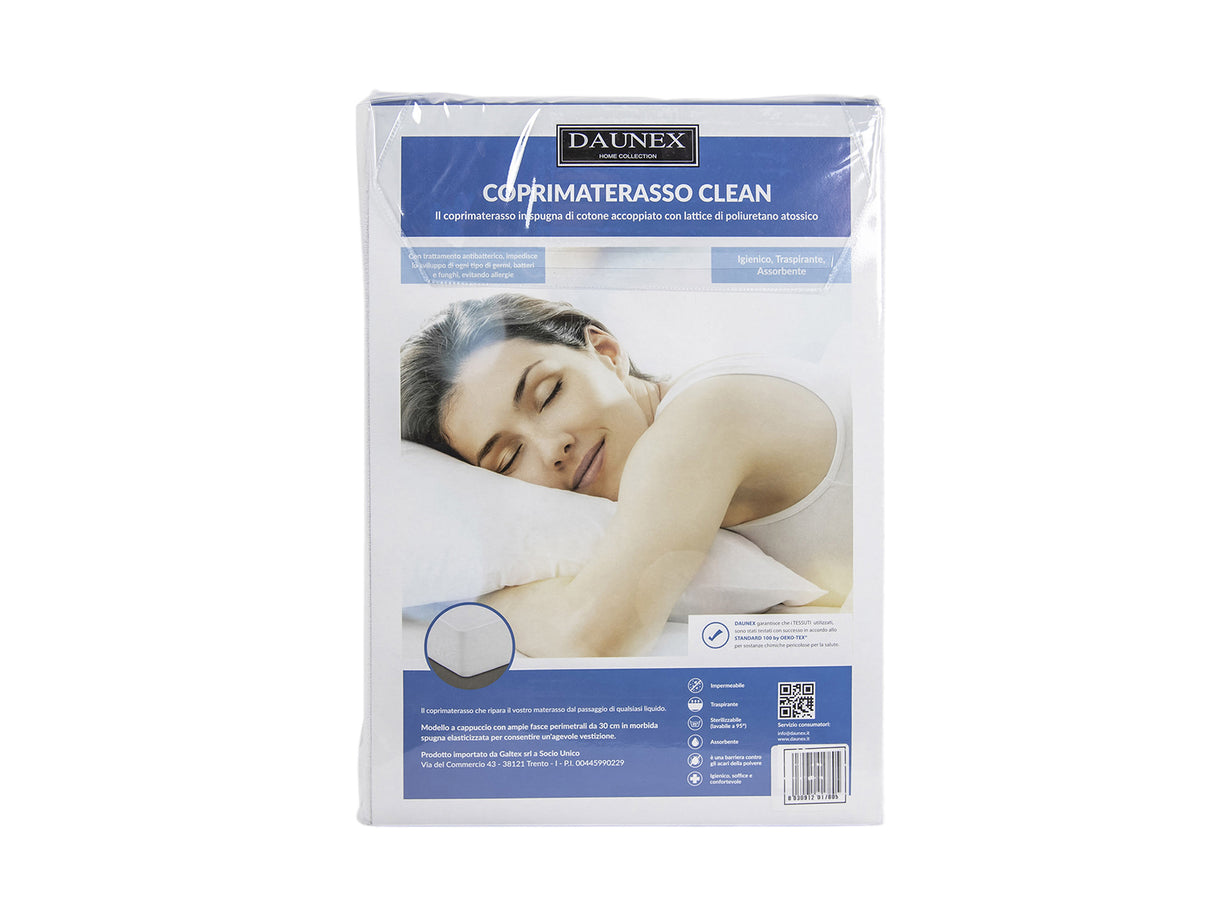 Coprimaterasso clean Daunex impermeabile lavabile a 95 gradi - Home Loves