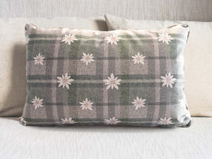 Cuscino arredo con interno, edelweiss stile alpino