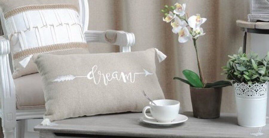 Cuscino arredo dream sfoderabile colore naturale