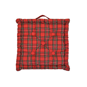 Cuscino da pavimento Daunex, tartan scozzese