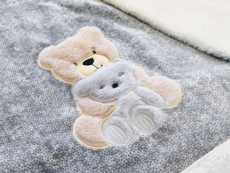 Plaid morbidotto Daunex friend c/applicazione my teddy - Home Loves