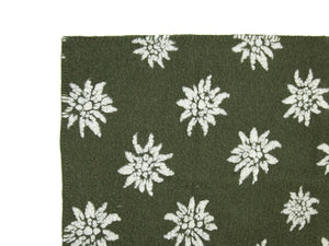 Coperta in lana cotta Daunex disegno edelweiss - Home Loves