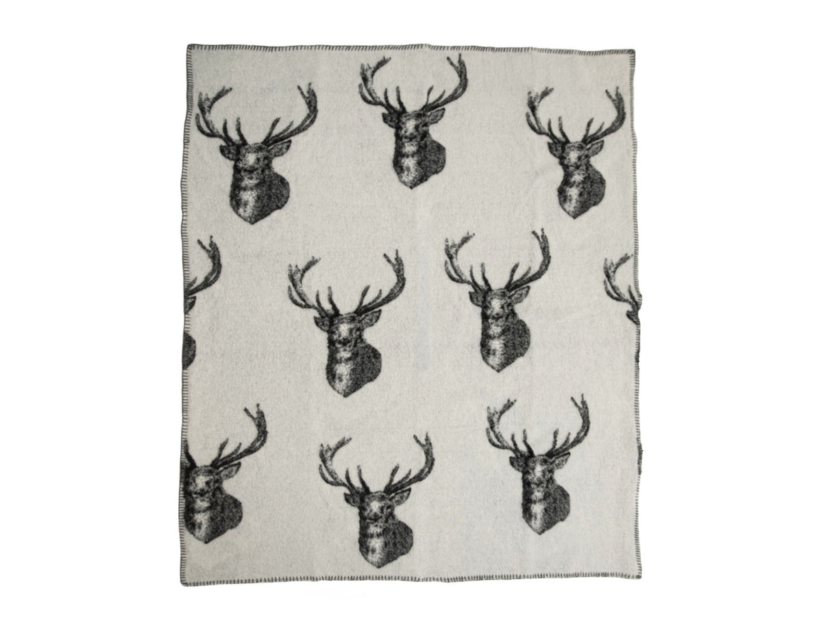 Plaid in lana cotta Daunex disegno stelvio - Home Loves