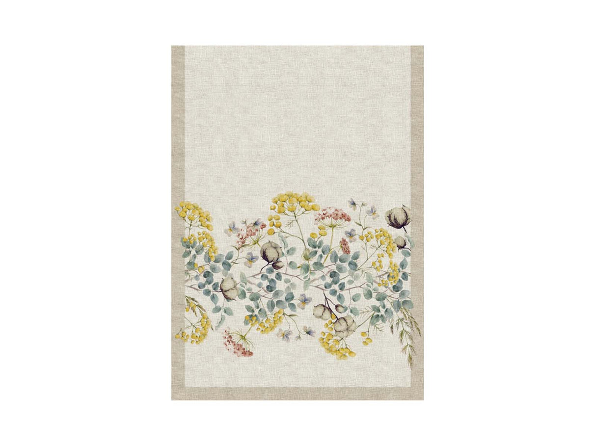 Runner primavera in puro cotone Daunex stampa digitale - Home Loves