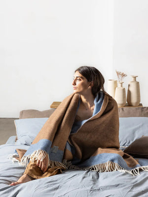 Plaid Teorema in lana-cashmere - Home Loves