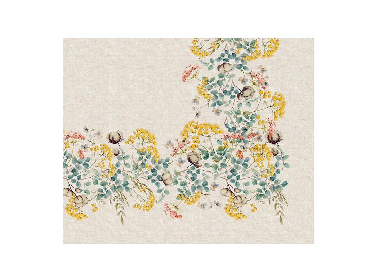 Tovaglia primavera in puro cotone Daunex stampa digitale - Home Loves