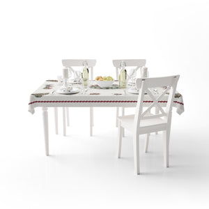 Tovaglia cometa Daunex colore bianco stampa digitale - Home Loves