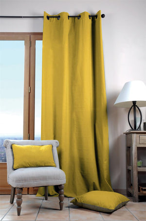 Cuscino arredo duo colore giallo-grigio/talpa non sfoderabile - Home Loves