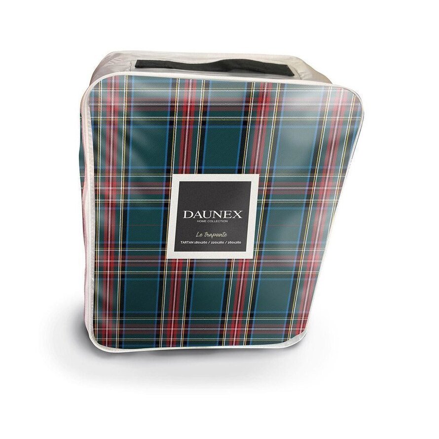 Trapunta invernale tartan Daunex colore verde - Home Loves