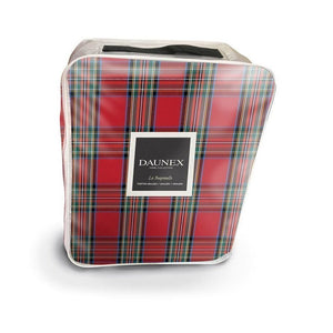 Trapunta invernale tartan Daunex colore rosso - Home Loves