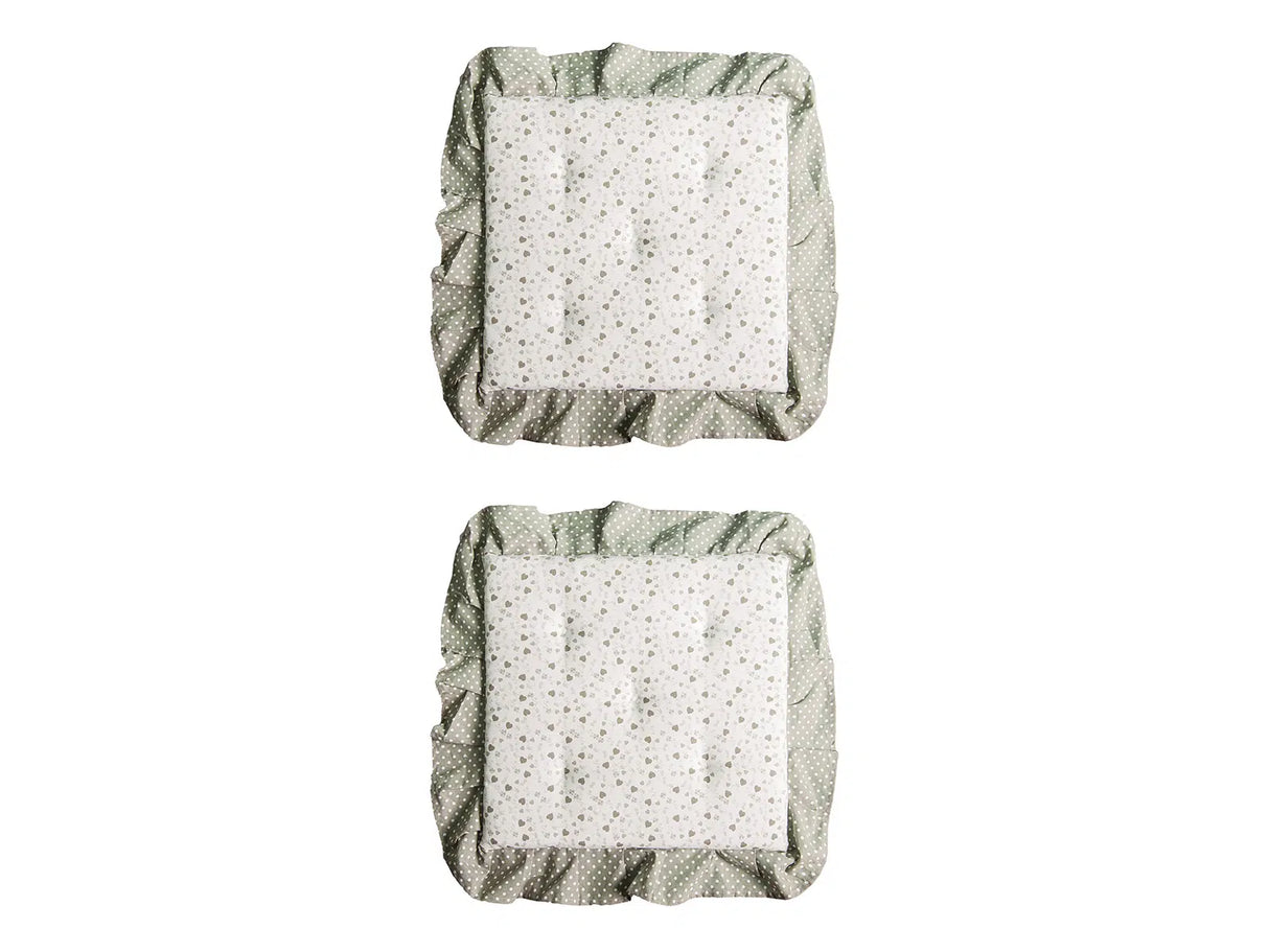 Set 2 cuscini trapuntini cannes Daunex misura 40 x 40 cm colore beige - Home Loves