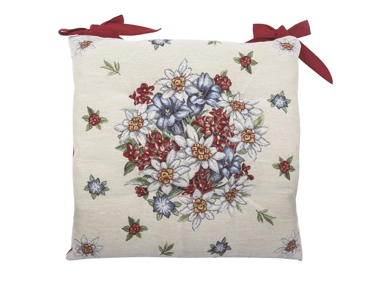 Cuscino trapuntino genziana Daunex misura 40 x 40 cm - Home Loves