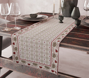 Tessuto vajolet Daunex colore rosso - Home Loves